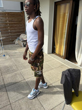 Load image into Gallery viewer, Prerich Camo Appliqué Shorts
