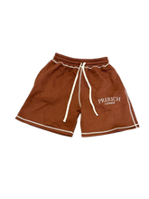 Load image into Gallery viewer, Prerich Choco Brown Contrast Shorts
