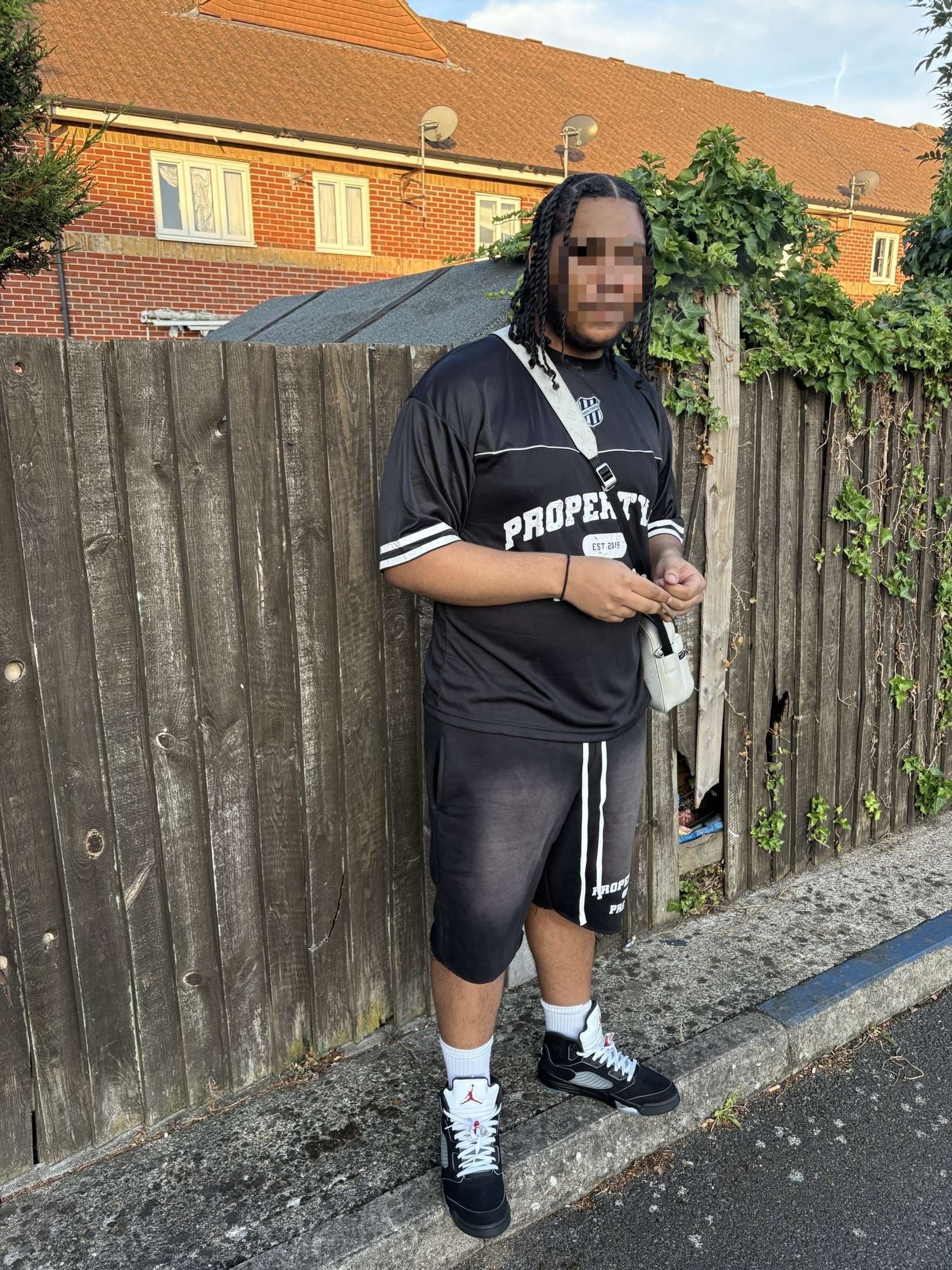 Black Prerich Studios Jersey Set
