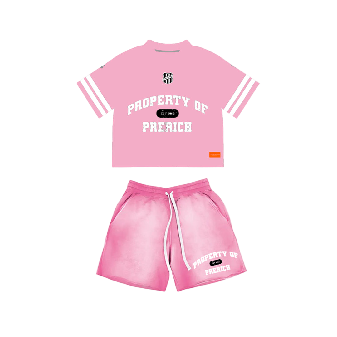 PRERICH REFLECTIVE JERSEY SET - PINK